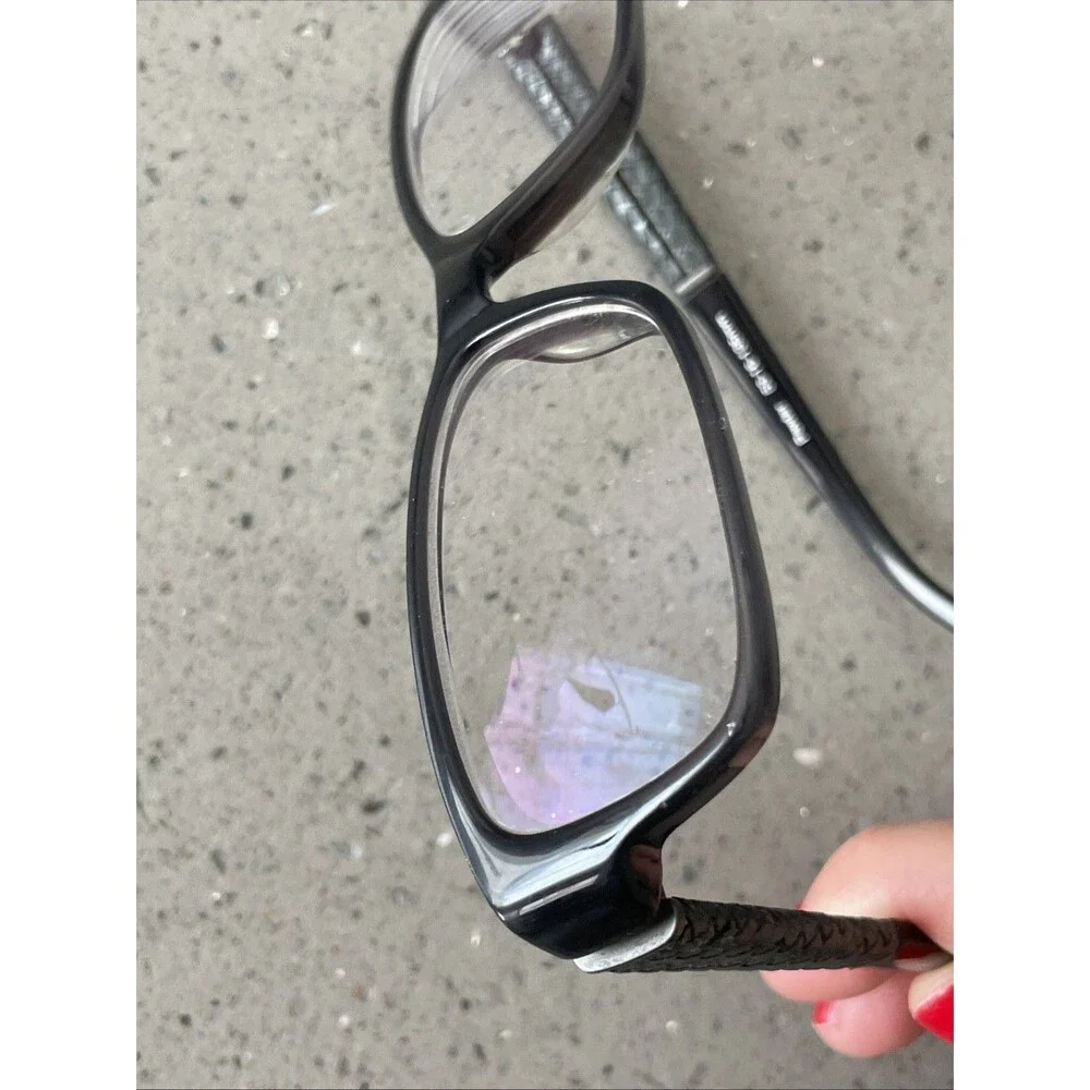 NICOLE MILLER Collection Eyeglasses FRAMES ONLY 53-16-135 Pewter Under Wraps